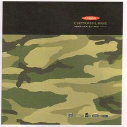 Anupam Camouflage Perforated Pad No.2 Plain